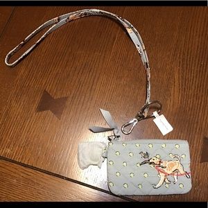 VERA BRADLEY BEST IN SHOW ZIP ID & LANYARD SET